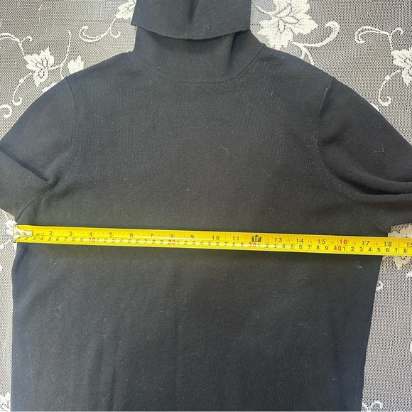 Aritzia Wilfred Merino Wool Turtleneck Sweater Dress in Black Sz XS - Picture 7 of 9